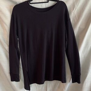 Cuddl Duds Ultra-Soft Black Top